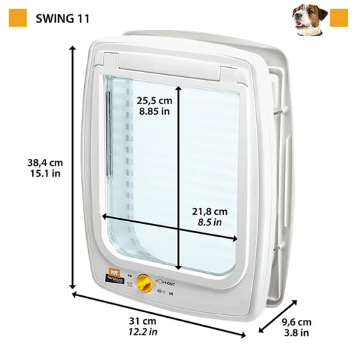 FERPLAST SWING 11 FLAP FOR CATS AND DOGS - Image 2