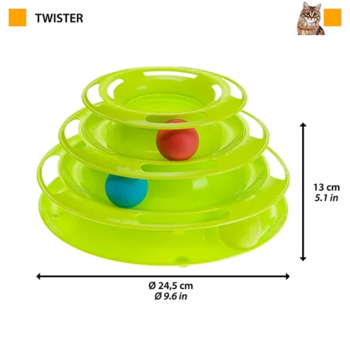 FERPLAST TWISTER CAT TOY - Image 2