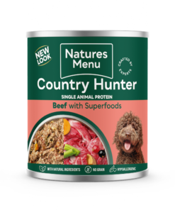 NATURES MENU  COUNTRY HUNTER CANS BEEF WITH SUPERFOODS FOR ADULT DOGS 600G