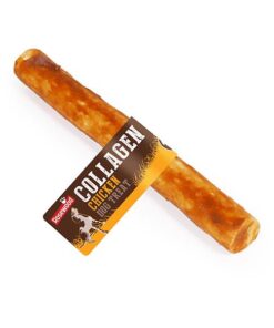 Rosewood long chicken collagen stick chew with label