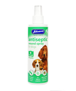 Antiseptic wound spray for dogs and puppies front