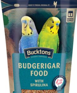 Budgie food with Spirulina
