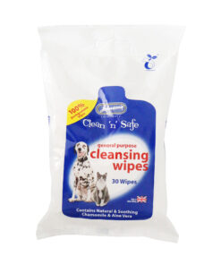 cleaan n safe cleansing wipes front