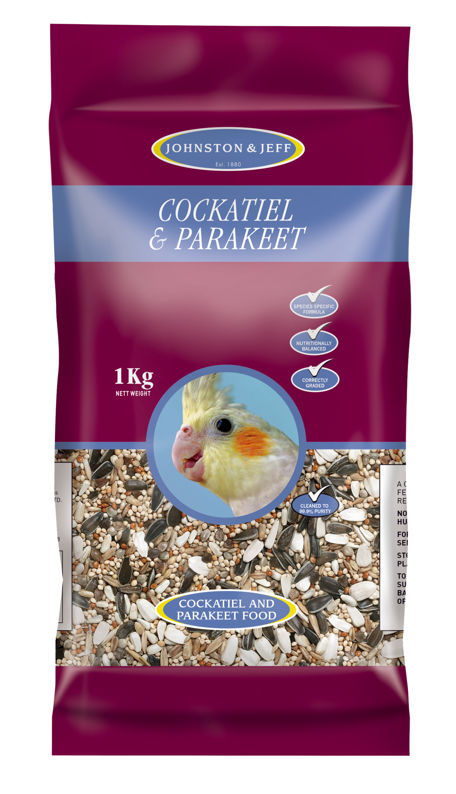 Cockatiel & Parakeet bird food