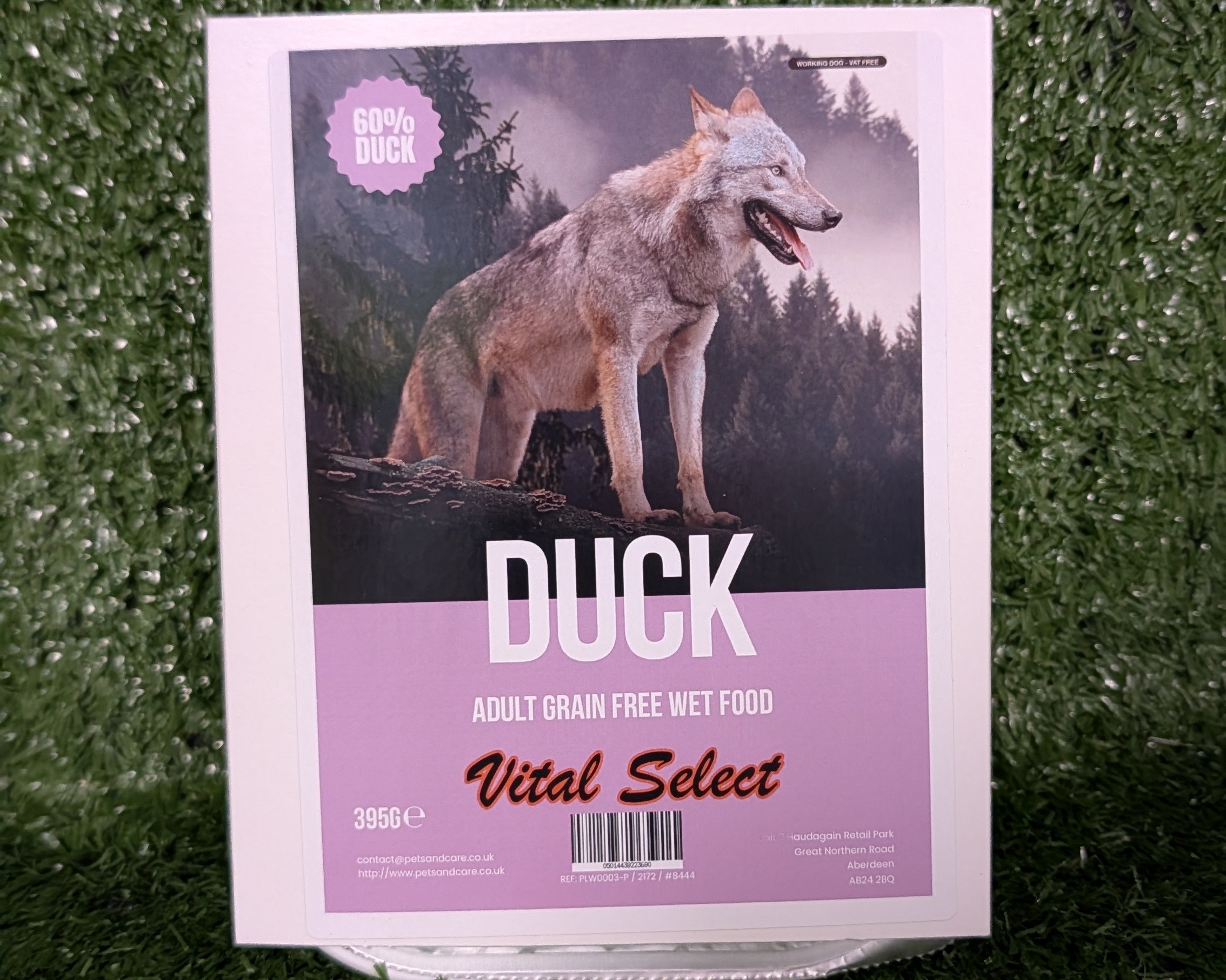 Vital select duck wet food