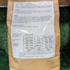 Vital Select grain free dog food back label