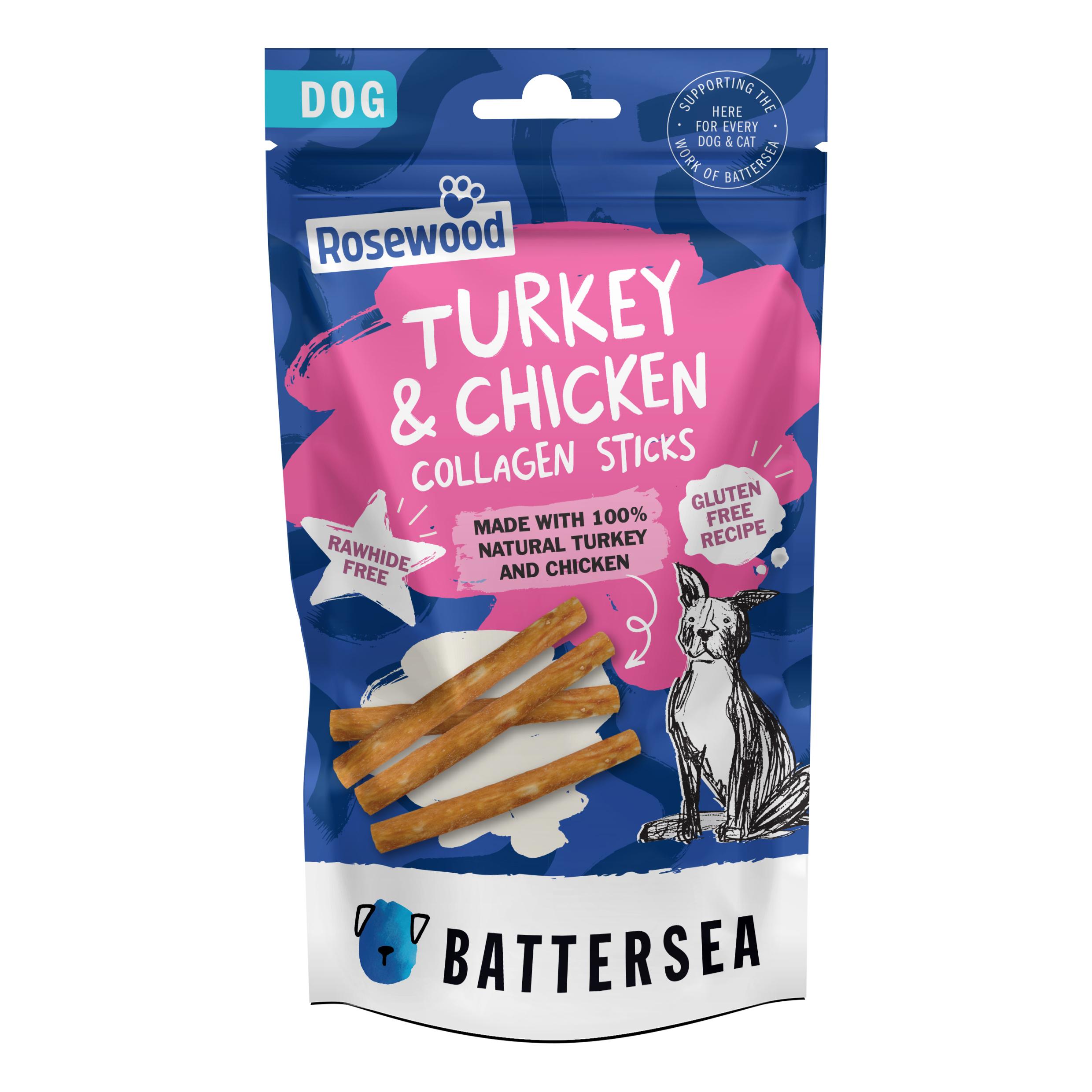 Battersea Turkey Collagen sticks front
