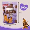 Choc Drops for Dogs size info