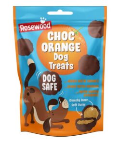 Choc Orange Crunchy Balls for Dogs front