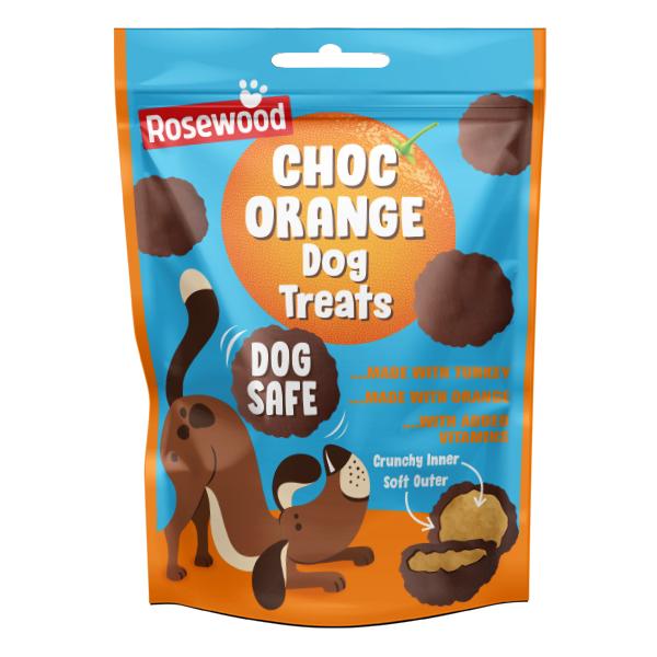 Choc Orange Crunchy Balls for Dogs front