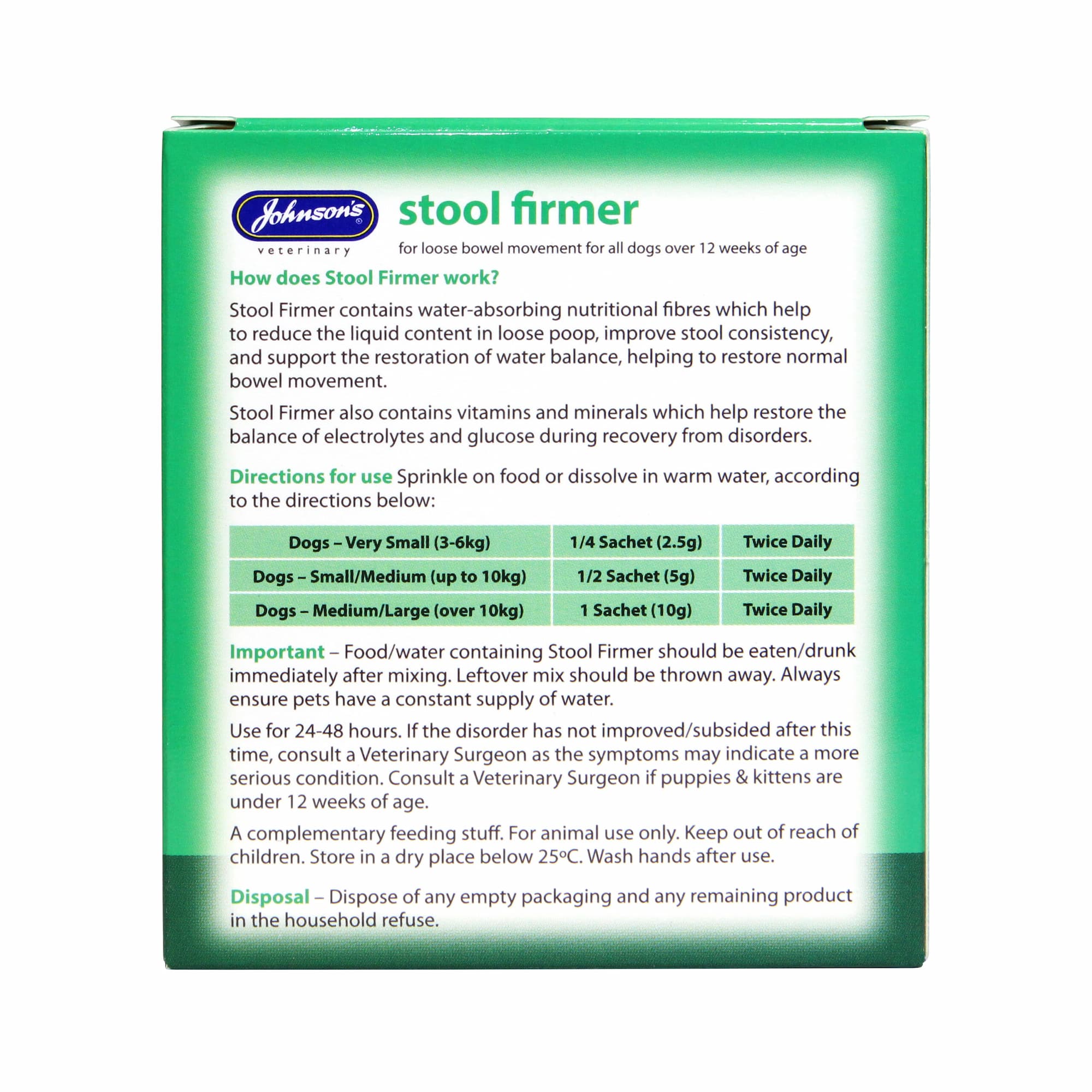 Stool firmer for cats back