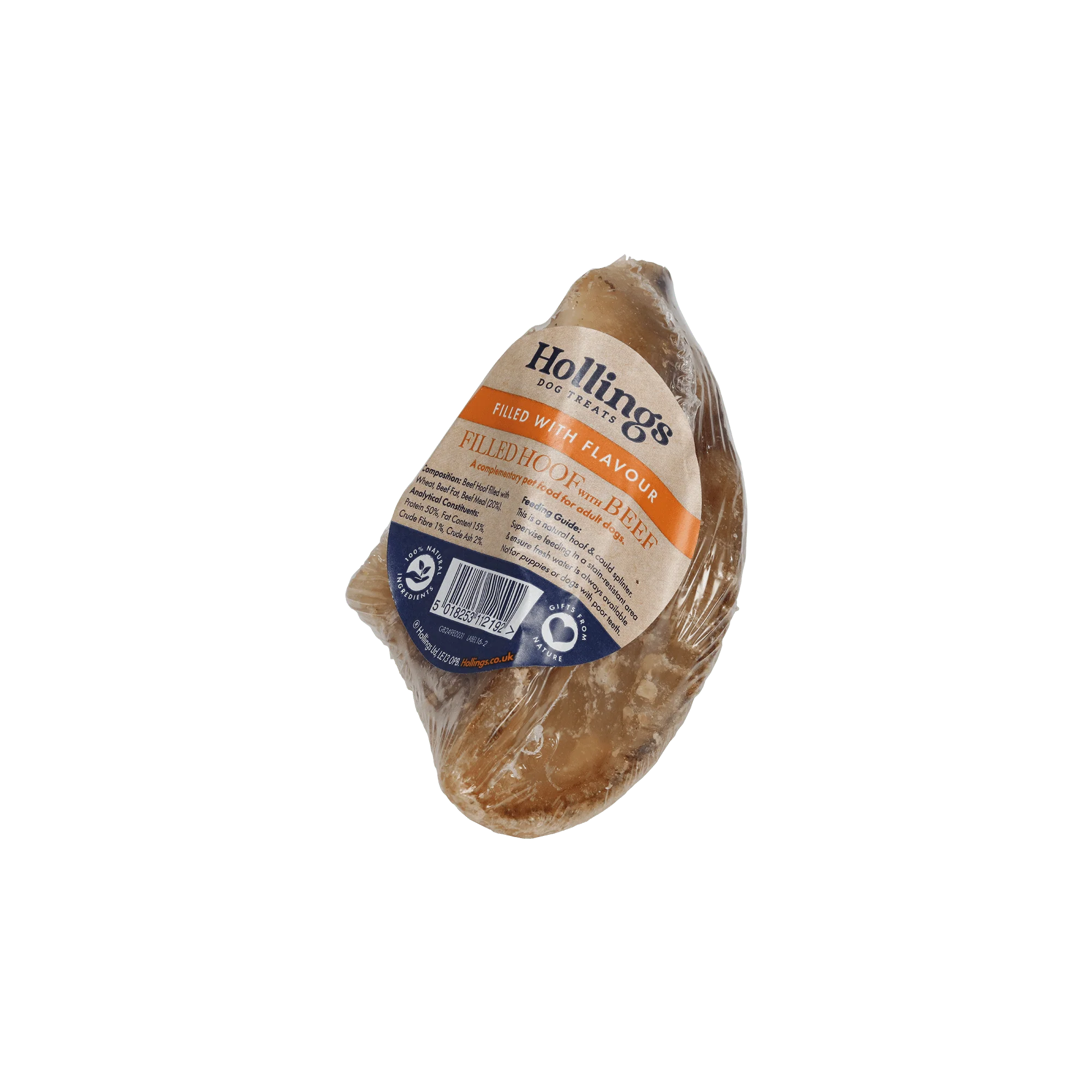 hollings filled hoof with beef packaged