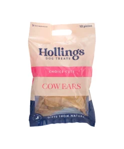 Hollings natural cow ears 10 pacl