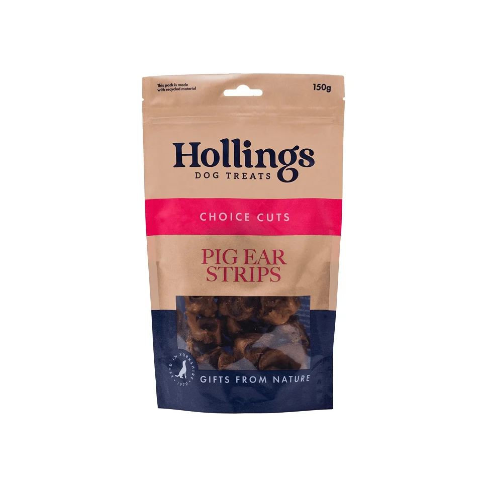 Hollings pig ears strips package front
