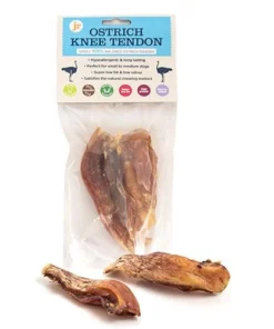 Jr pet ostrich knee tendon pack of 2