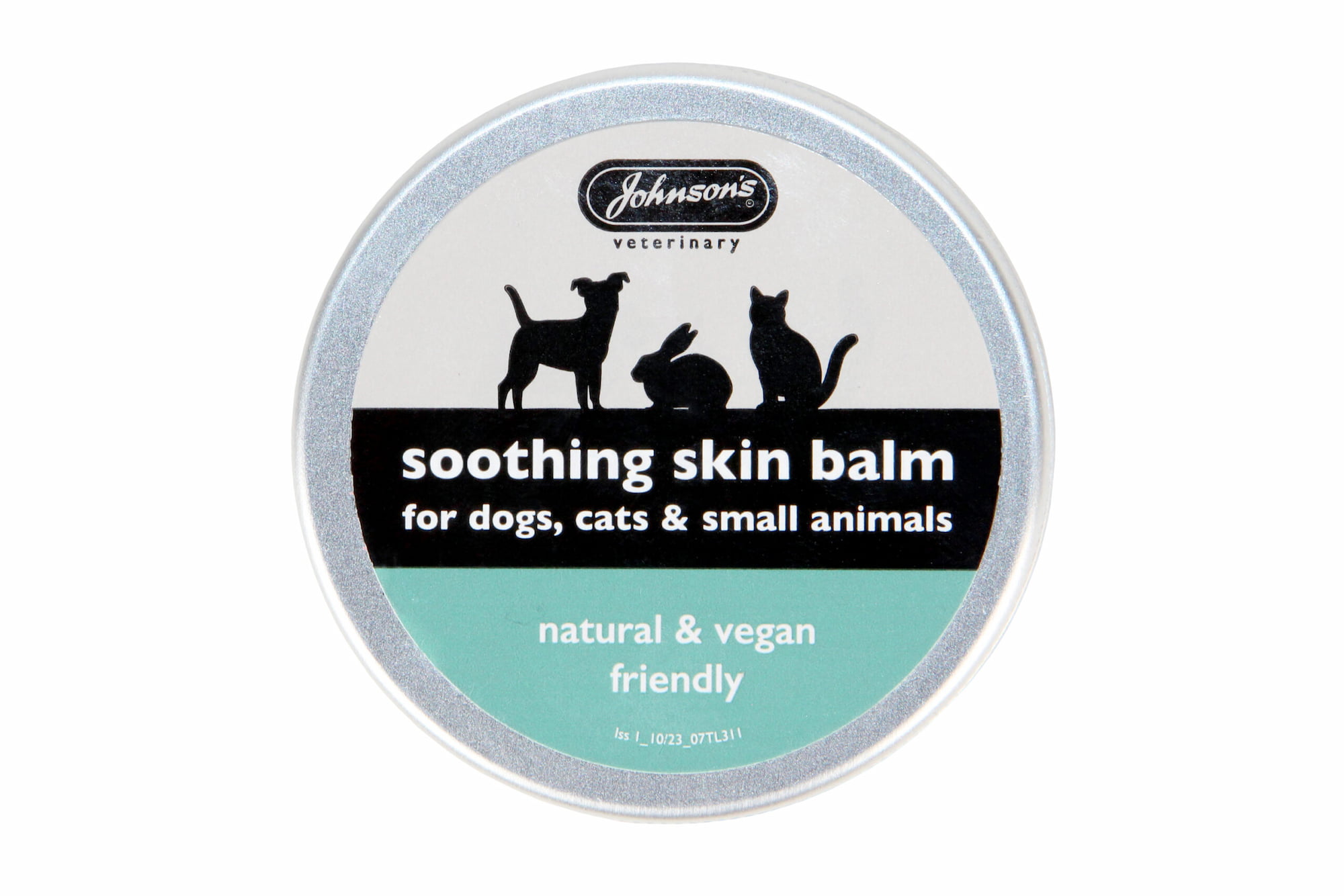 Johnsons vet Soothing skin balm for dogs cats & small animals front