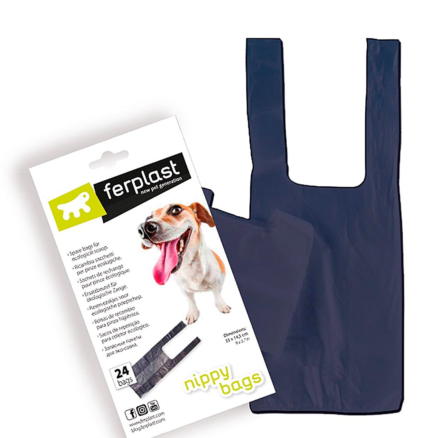 Ferplast L270 Nippy Bags: 24 strong nylon spare bags