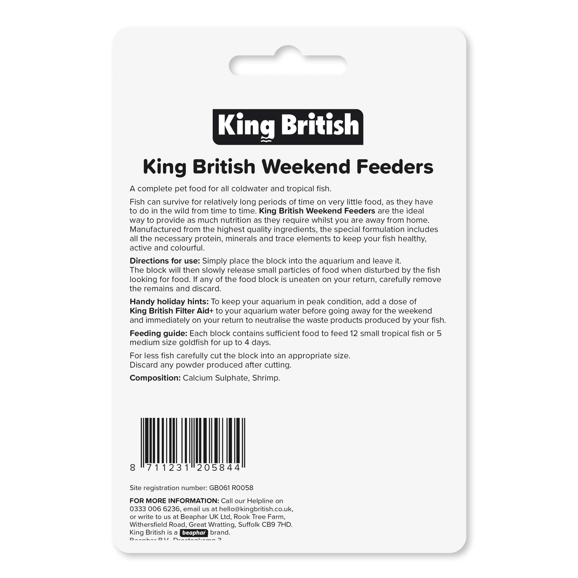 King British Weekend Feeders back