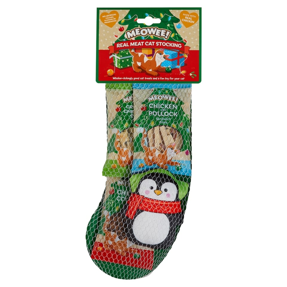 Meowee! Real Meat Cat Stocking