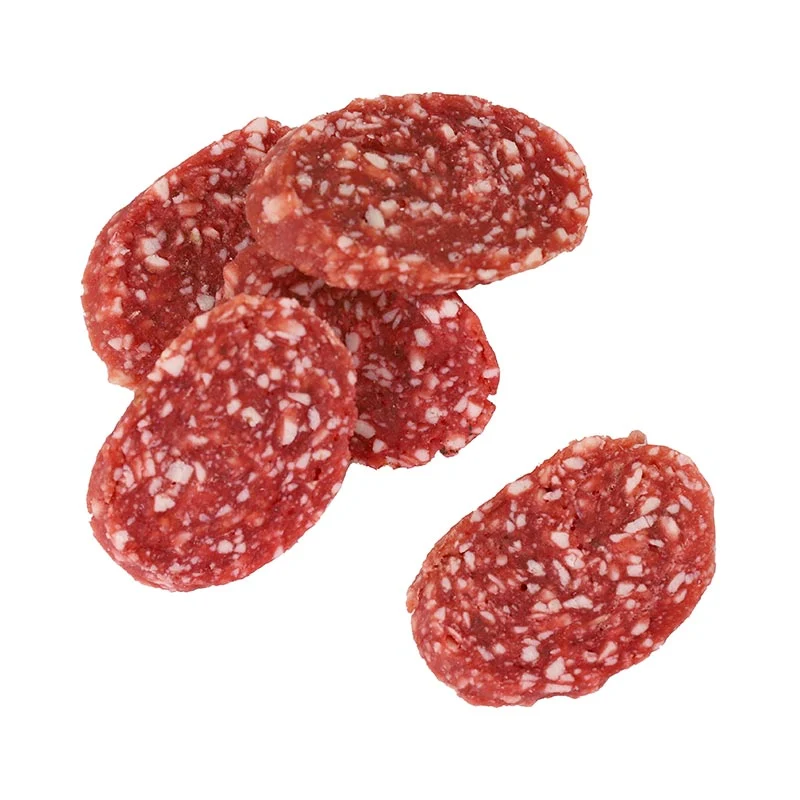 Cupid & Comet Artisan Salami Slices For Dogs Close up