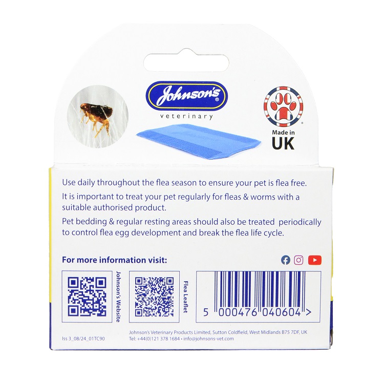 Johnsons Flea Comb Back