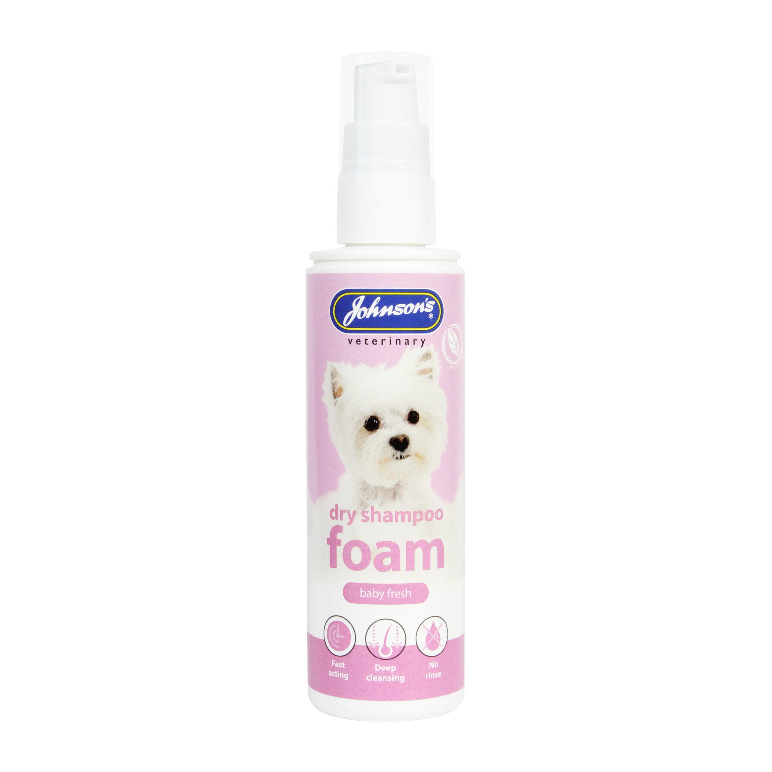 Johnson’s Dry Shampoo Foam front