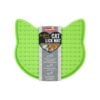 Rosewood Cat Head Shape Lick Mat Green 0