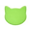 Rosewood Cat Head Shape Lick Mat Green 2