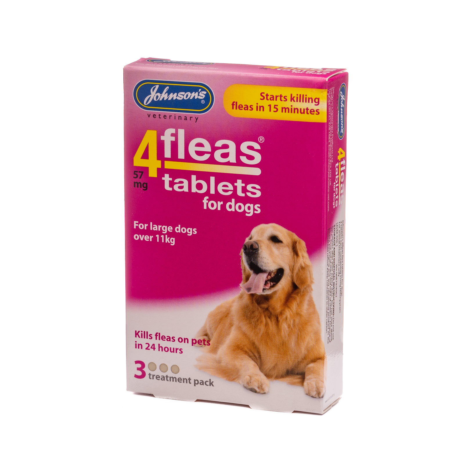 4Fleas – Large Dog Tablets front