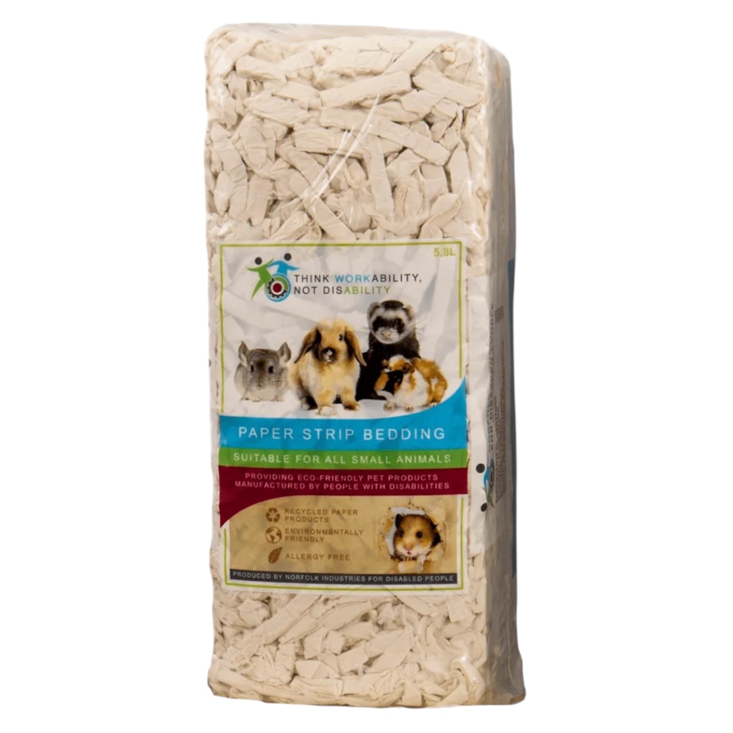 Paper Strip bedding 5.8l