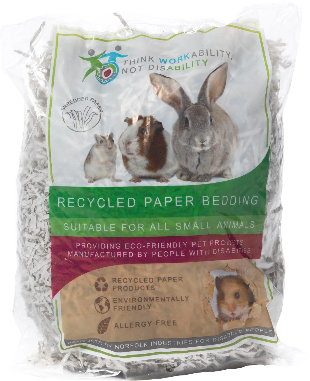 Norfolk Recycled Paper Bedding
