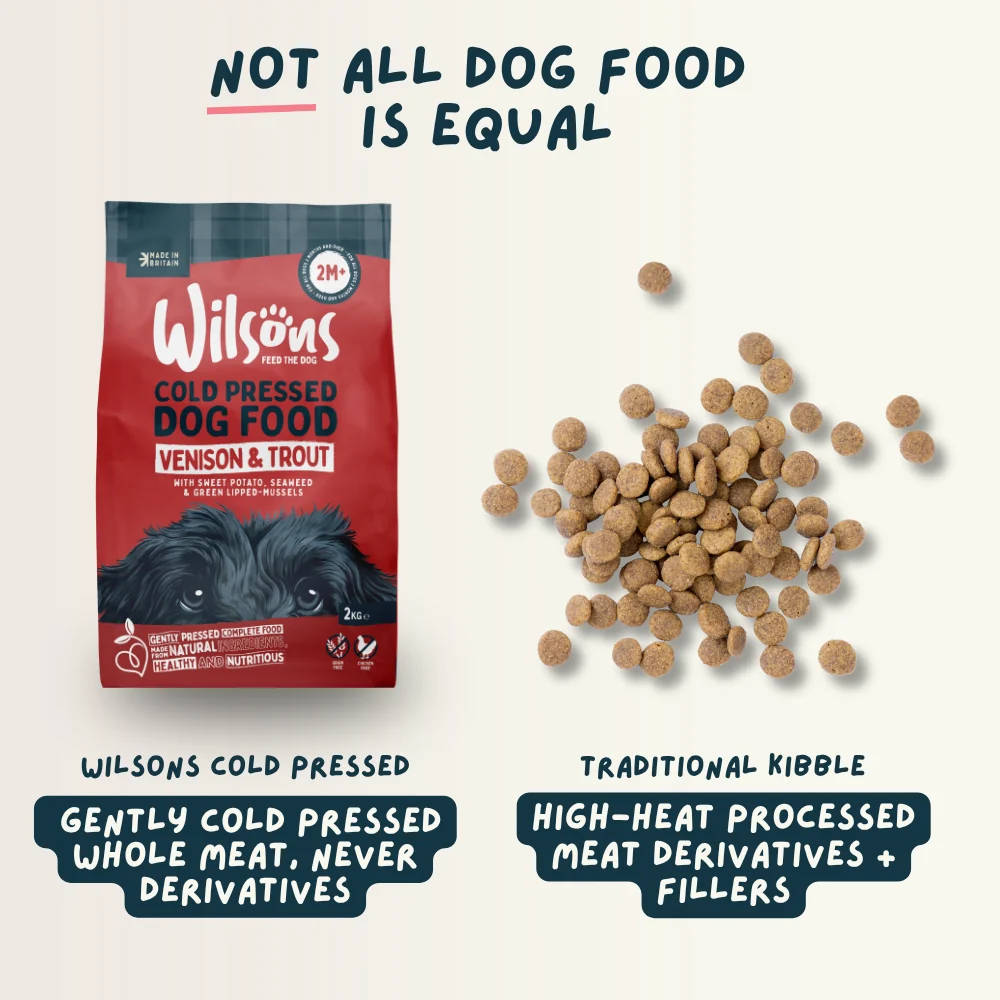 Wilson's Cold Pressed Dog Food - Venison & Trout Vso