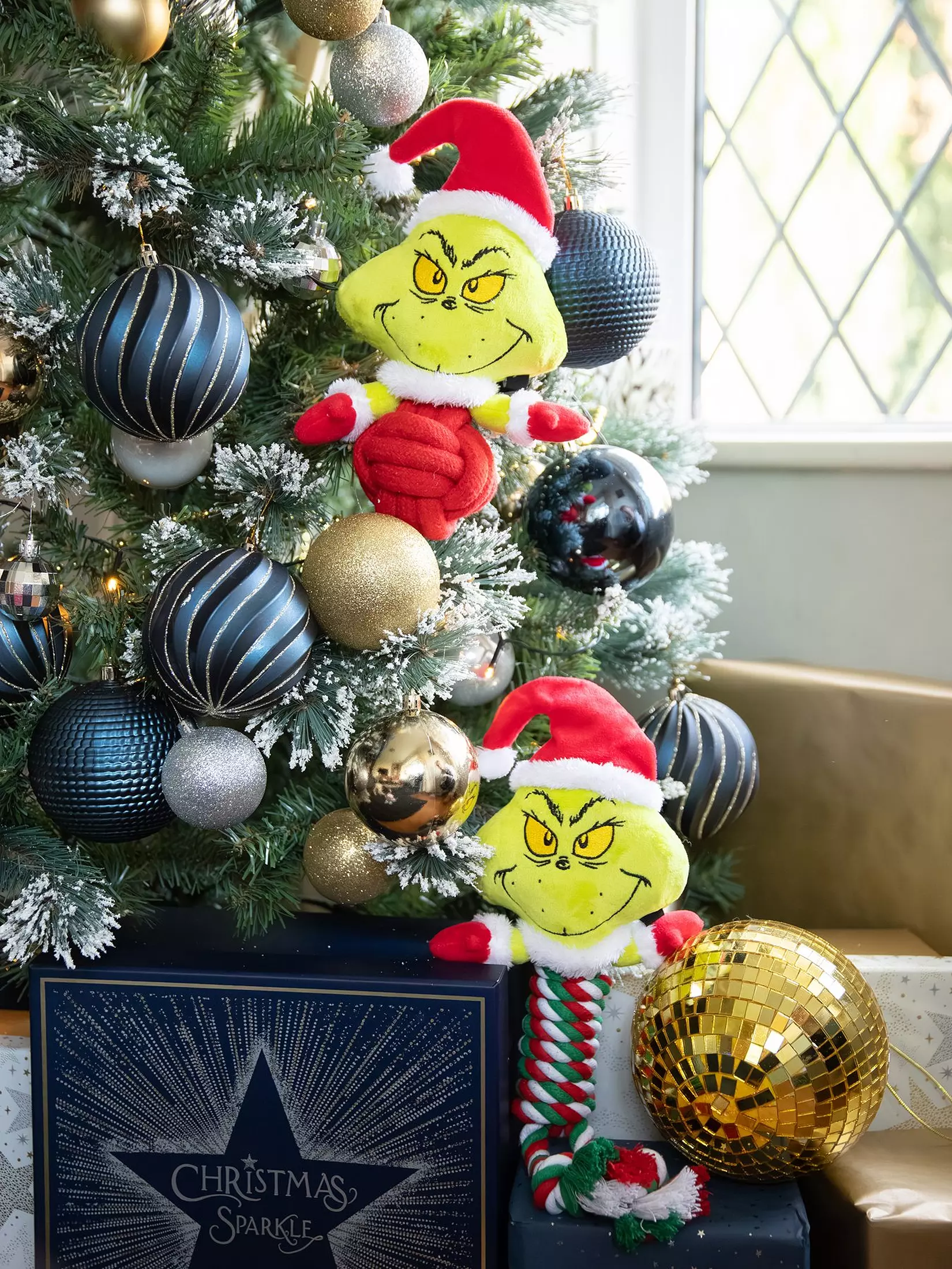 Grinch Rope Ball Body Toy Tree 2